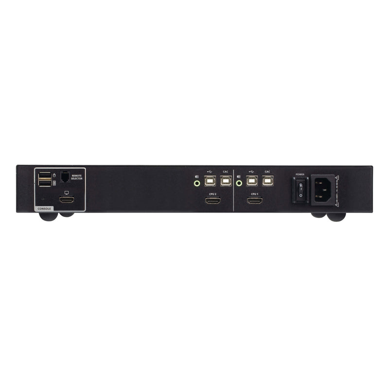 ATEN 2-Port HDMI KVM-Switch – 4K Video, USB-Anschlüsse