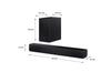 Sharp Soundleistensystem – 2.1-Kanal, 240 Watt für TV