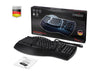 PERIXX Tastatur-Maus-Set – Ergonomisch, USB-Anschluss