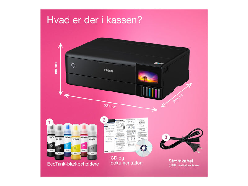 Epson EcoTank Drucker – A3+ Fotos, 6-Farben-Tinte