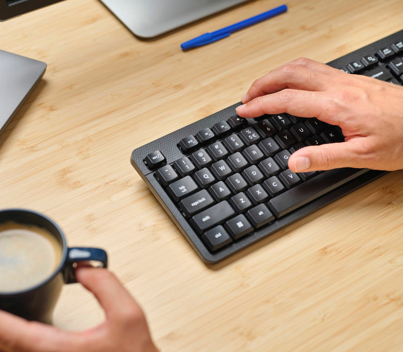 Trust Ody II Kabellose Tastatur – Leise Tasten, Auslaufsicher