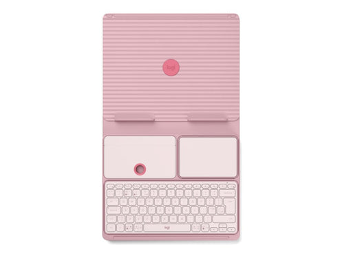 Logitech Casa Pop-Up Desk – Kabelloses Set mit Tastatur und Touchpad
