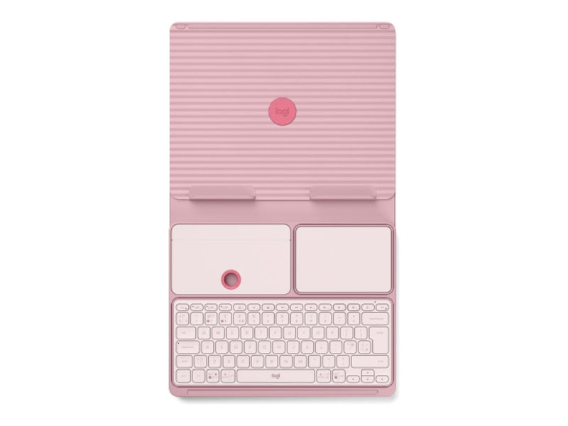 Logitech Casa Pop-Up Desk – Kabelloses Set mit Tastatur und Touchpad