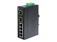 Planet Technology Gigabit Switch – 6 Anschlüsse, für DIN-Schiene