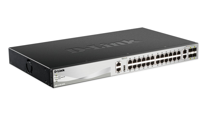 D-Link Netzwerk-Switch – 30 Anschlüsse, Gigabit Geschwindigkeit