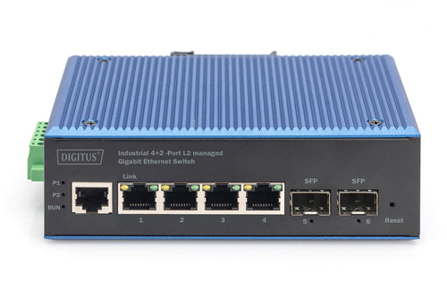 Digitus 4+2 Port Switch – Zuverlässige Netzwerklösung für extreme Bedingungen