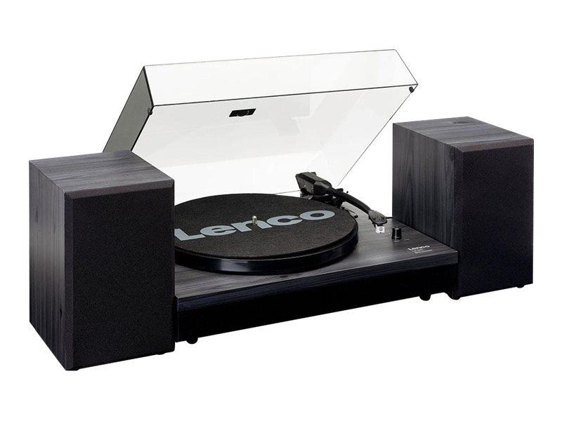 LENCO Audiosystem – Plattenspieler & Bluetooth, 20 Watt Stereo
