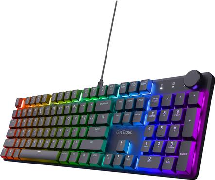 Trust GXT 866 Gaming-Tastatur – Mechanisch, RGB-Beleuchtung