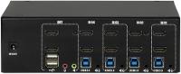 Intertech KVM-Switch – HDMI, 4 Computer gleichzeitig