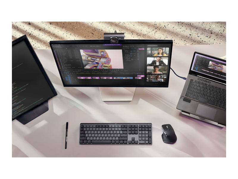 Logitech MX Brio Webcam – 4K-Auflösung, KI-Bildverbesserung