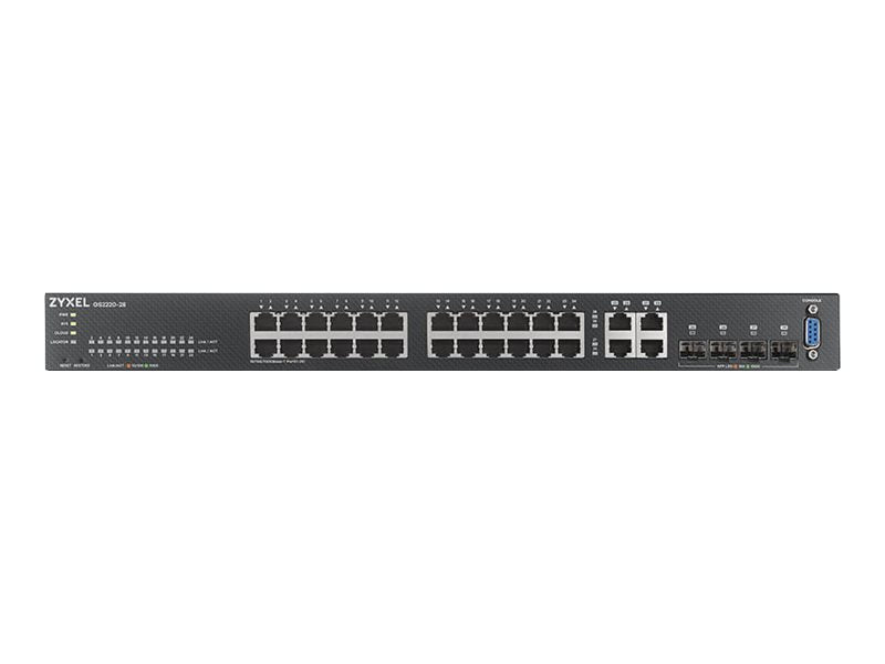 Zyxel Netzwerk-Switch – 24 Anschlüsse, Cloud-Management