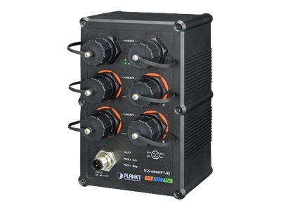 Planet Technology Netzwerk-Switch – 4 PoE-Ports, IP67-Schutz