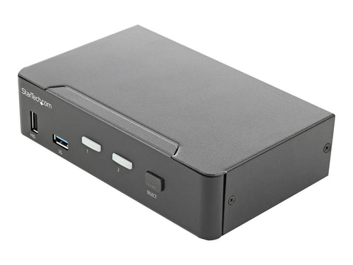 StarTech KVM-Switch – 2 PCs, 4K UHD, USB 3.0