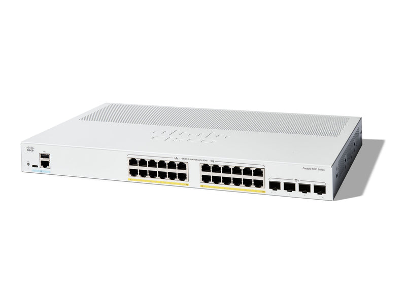 Cisco Netzwerk-Switch – 24 Ports, PoE+ für kleine Unternehmen