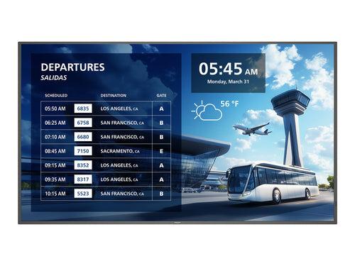 Philips 65" Display – 4K UHD für Digital Signage