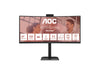 AOC 34" Curved Monitor – UltraWide 2K, HDR10, Lautsprecher