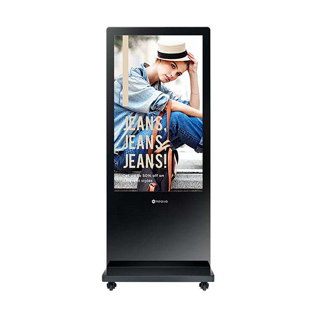 Neovo 55" Display – Hohe Leuchtdichte, vielseitige Konnektivität