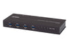 ATEN USB-Umschalter – 4 Anschlüsse, Schnellladefunktion