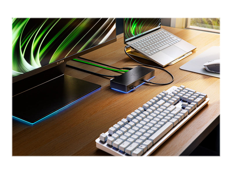 Razer Thunderbolt 4 Dock – 10 Anschlüsse, 2x 4K-Monitore