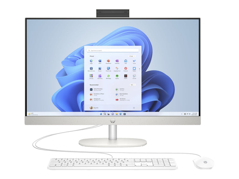 HP All-in-One Desktop – 27" Display, Ryzen 3, 8 GB RAM