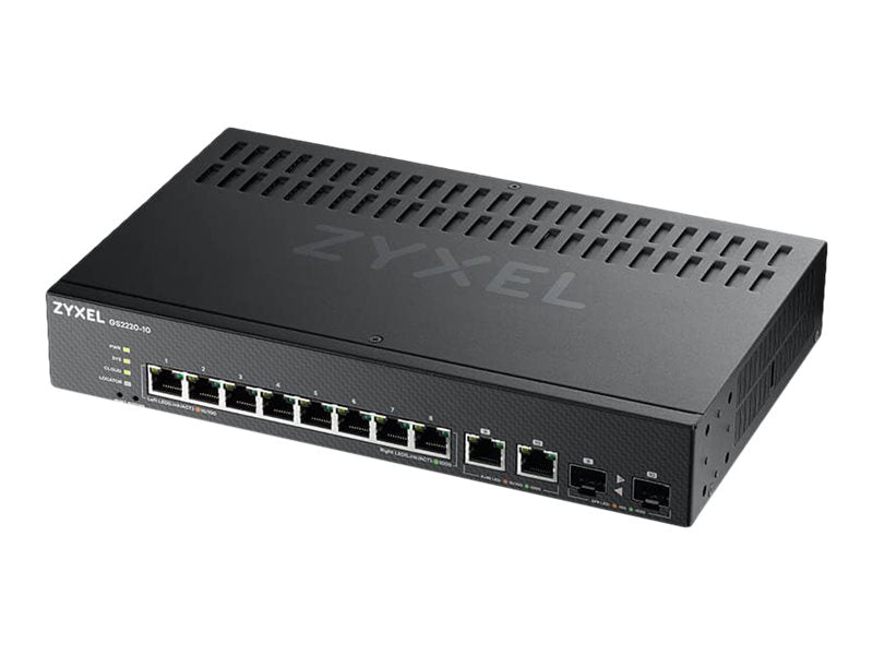 Zyxel Netzwerk-Switch – 8 Anschlüsse, Cloud-Management