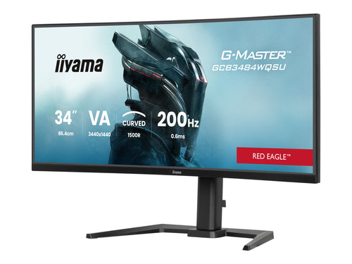 Iiyama Curved Gaming-Monitor – 34" UWQHD, 400 Hz