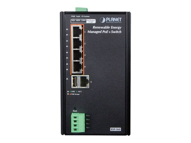 Planet Technology 4-Port PoE+ Switch – Stromversorgung für Netzwerkgeräte