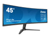 Iiyama Curved Monitor – 44.5" Dual Quad HD, USB-C Docking