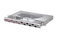 Metz Connect Patchfeld – 6x LC-D Anschlüsse, OM4 Glasfaser