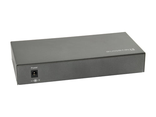 LevelOne 8-Port Gigabit PoE Switch – Stromversorgung für Geräte