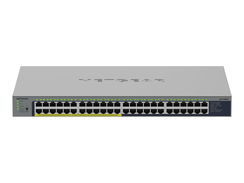 Netgear 48-Port Gigabit Switch – PoE+, Unmanaged
