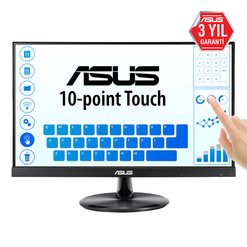 ASUS 22" Touchscreen-Monitor – Full HD, IPS-Display