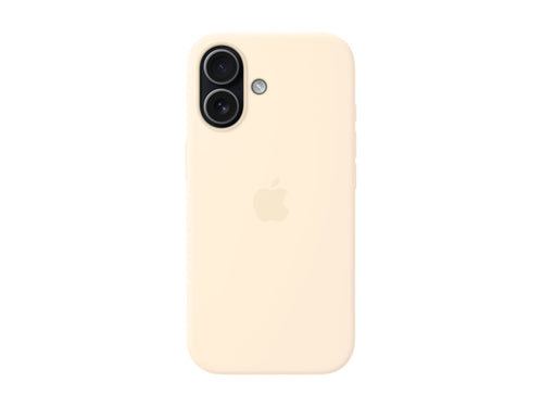 Apple iPhone 17 Silikonhülle – MagSafe-kompatibel, Vanilla-Farbe