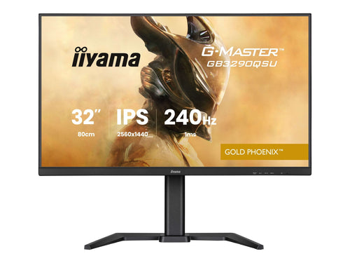 Iiyama 31.5" Gaming-Monitor – 2K, 240 Hz, schnelle Reaktionszeit