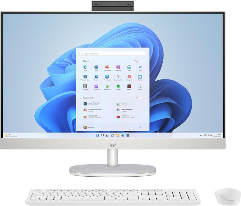HP 27" All-in-One PC – Ryzen 7, 16 GB RAM, 1 TB Speicher