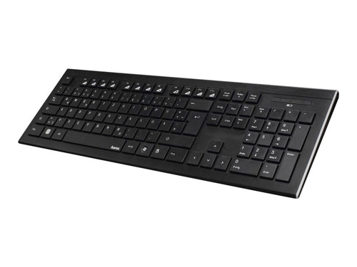 HAMA Cortino Tastatur-Maus-Set – Kabellos, Ukrainisches Layout