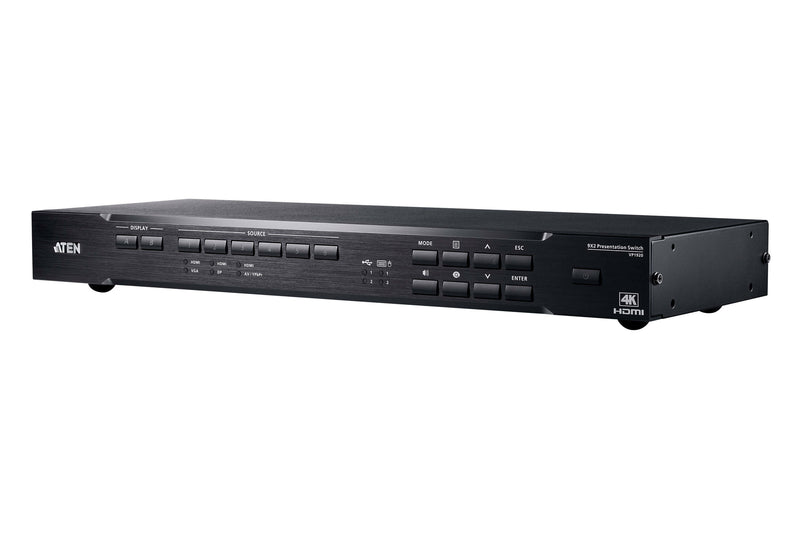 ATEN HDMI Matrix Switch – 4K, 9 Eingänge, 2 Ausgänge