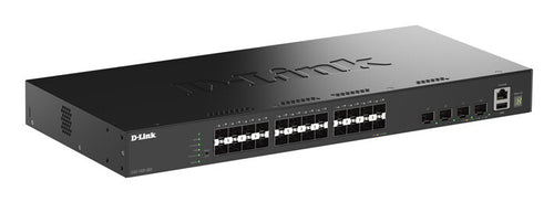 D-Link 28-Port Netzwerk-Switch – Gigabit Ethernet, stapelbar