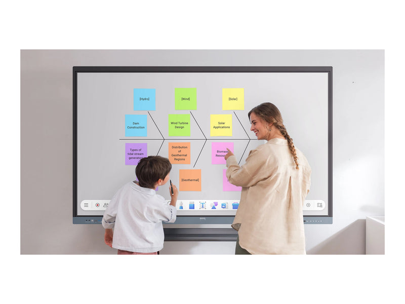 BenQ 65" Interaktiver Bildschirm – 4K UHD, Touchscreen