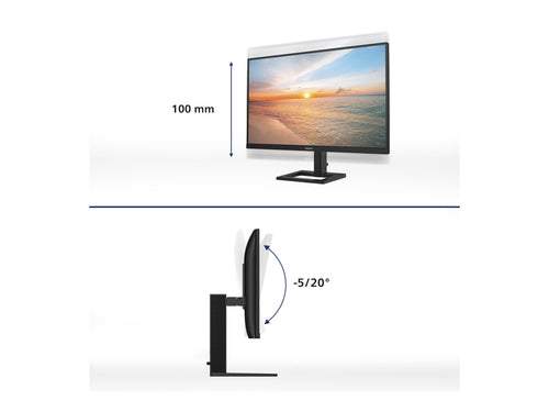 Philips 24" LED-Monitor – Full HD, USB-C Anschluss