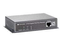 LevelOne Netzwerk-Repeater – 2-Port Gigabit, PoE-Plus Unterstützung