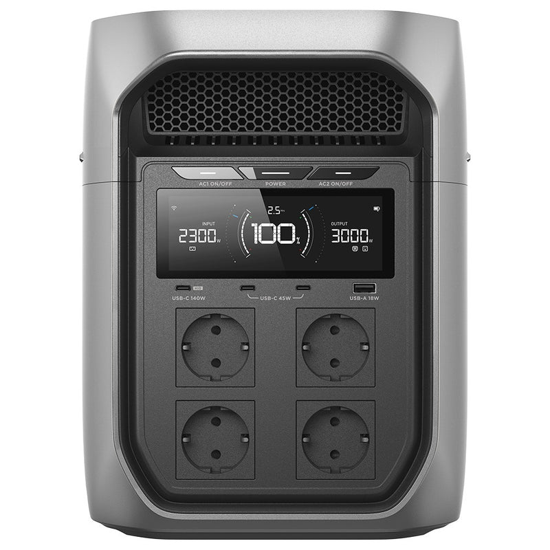 Ecoflow Delta 3 Max Plus – Tragbare Powerstation für flexiblen Einsatz