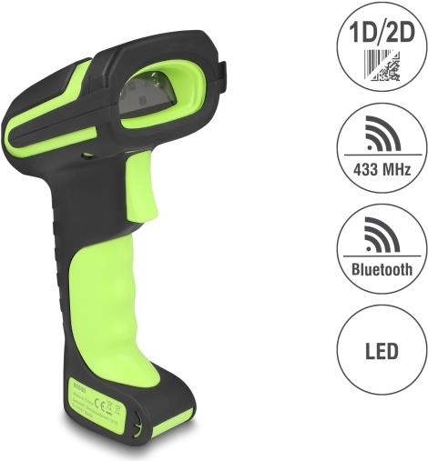 DELOCK Barcode Scanner – 1D/2D Codes, Bluetooth