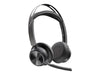 HP Poly Voyager Focus 2 – Kabelloses USB-C-Headset, MS-Teams geeignet