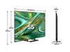 Hisense 55" Smart-TV – 4K UHD, Hi-QLED-Technologie