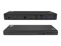 Advanced Cable Technology Dockingstation – 3x 4K-Monitore, USB-C