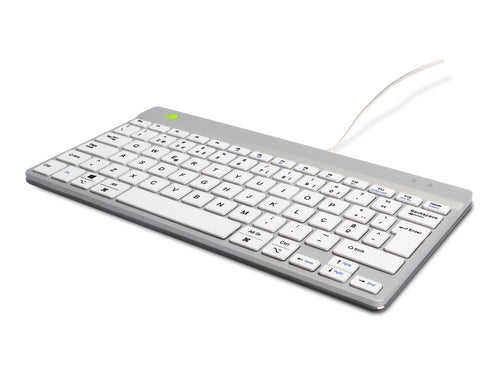 R-GO TOOLS Ergonomische Tastatur – Mit Pauseanzeige, USB-C