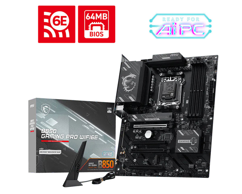 MSI Gaming-Mainboard – WiFi 6E, ideal für schnelle Verbindungen