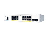 Cisco Netzwerk-Switch – 16 Anschlüsse, verwaltet, für kleine Unternehmen