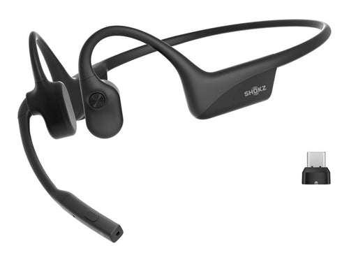 Shokz OpenComm2 Headset – Knochenleitung, USB-C Adapter